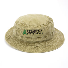 Oklahoma State Parks Khaki Bucket Hat