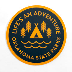 Oklahoma State Parks Sticker - Look Into the Trees