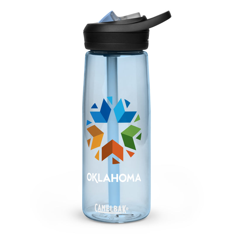 Blue Oklahoma Logo CamelBak Water Bottle 