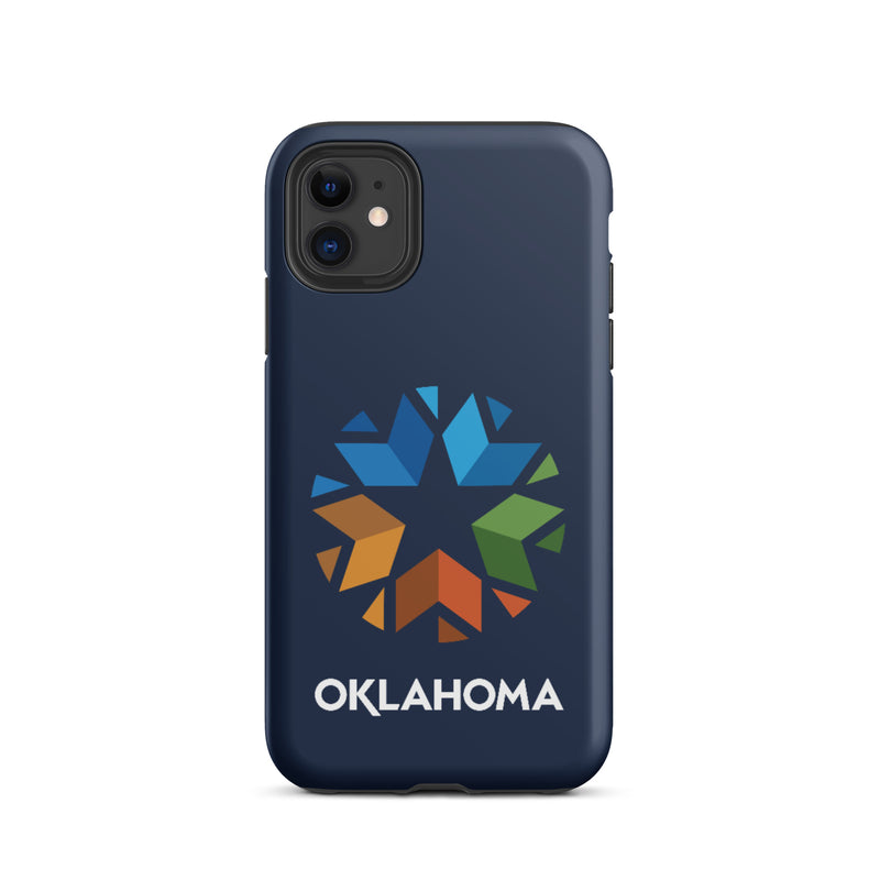Oklahoma Logo - Tough iPhone Case (Navy)