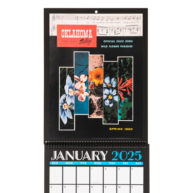 Oklahoma Today 2025 Calendar Combo
