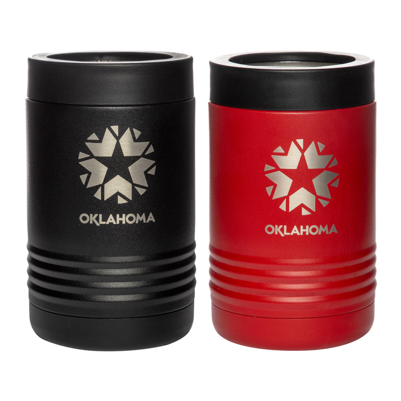Oklahoma Logo Can Cooler