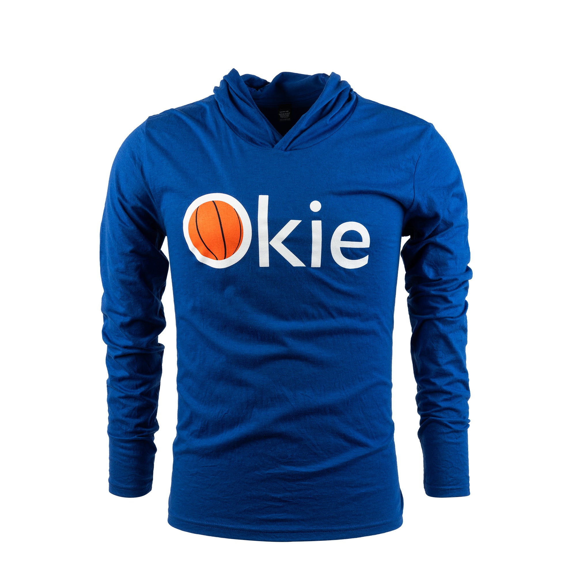 Okie Basketball Long Sleeve Hooded T-Shirt ShopTravelOK