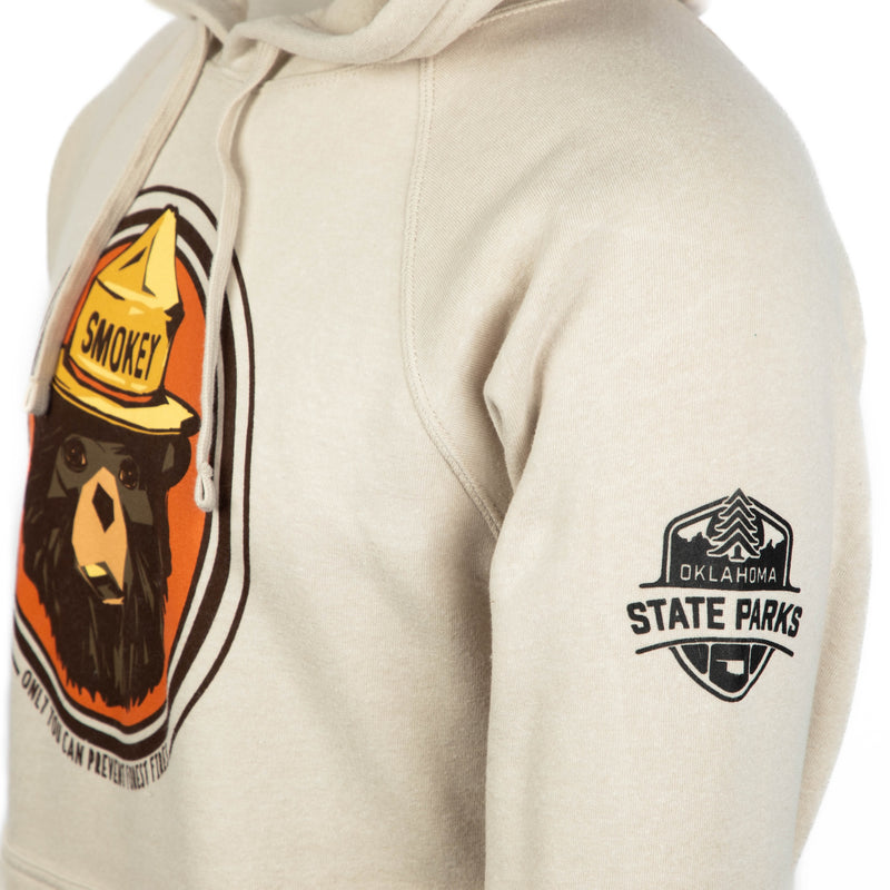 Oklahoma State Parks Smokey Bear Hoodie by Wild Tribute
