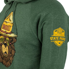 Oklahoma State Parks Smokey Bear Hoodie by Wild Tribute