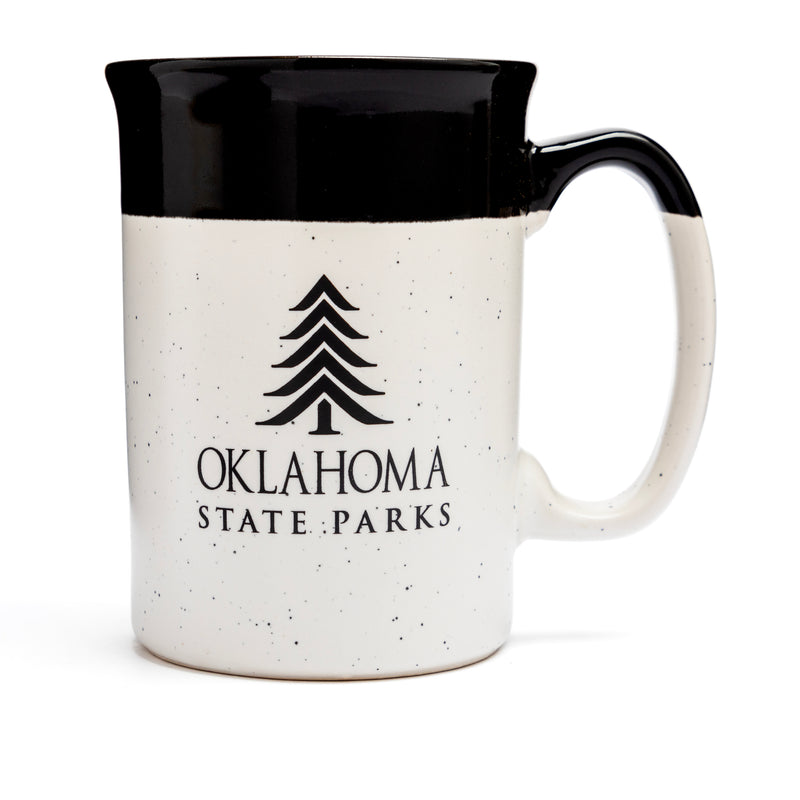 Oklahoma State Parks Mug - Black and White