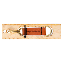 Arrowhead State Park Leather Keychain with Sasquatch design on the other side.