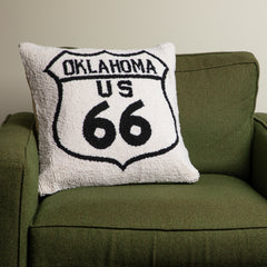 Oklahoma Route 66 Hook Pillow