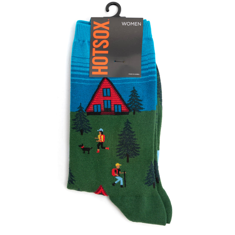 Women's Camper and Campfire Socks