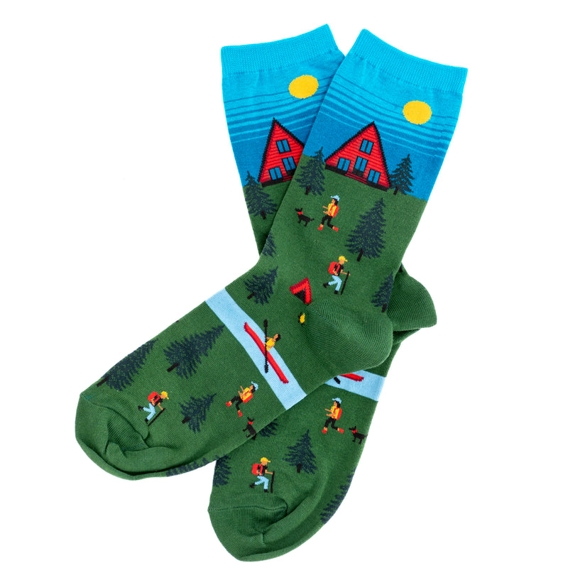 Women's Camper and Campfire Socks
