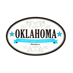 Mighty Good to Know Ya Oklahoma Sticker