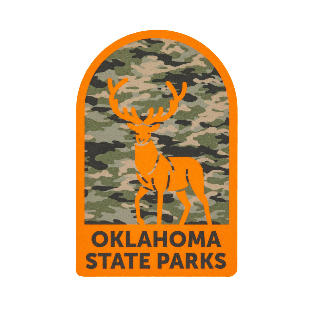 Oklahoma State Parks Buck Sticker | ShopTravelOK