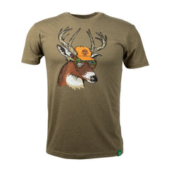Oklahoma State Parks Huck the Buck Short Sleeve T-Shirt by Wild Tribute
