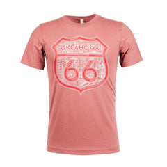 Oklahoma Route 66 Icons Short Sleeve T-Shirt