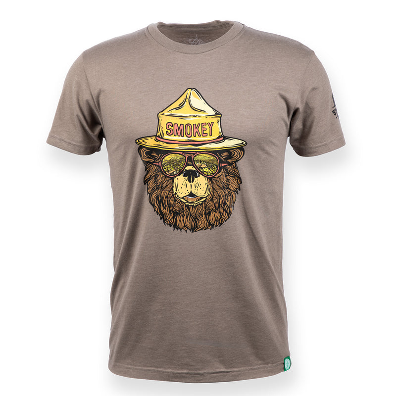 Oklahoma State Parks Smokey Bear T-Shirt by Wild Tribute