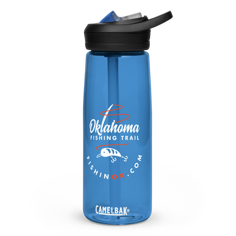 Oklahoma Fishing Trail CamelBak Water Bottle - Oxford Blue