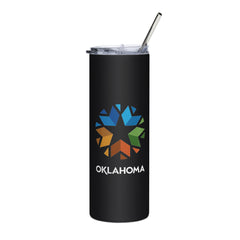 Oklahoma Logo 20 Ounce Tumbler with Straw