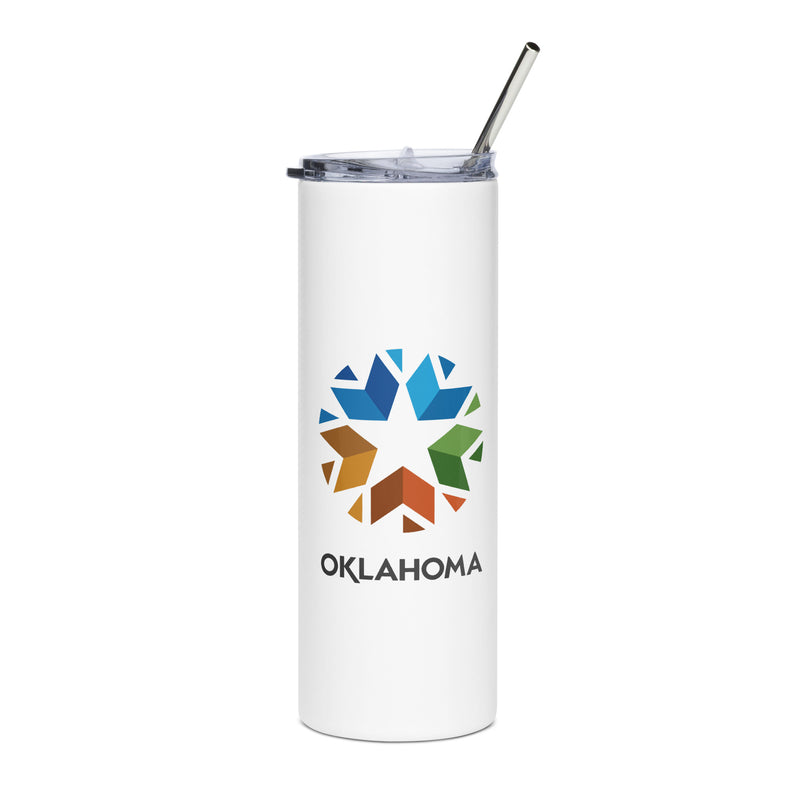 Oklahoma Logo 20 Ounce Tumbler with Straw