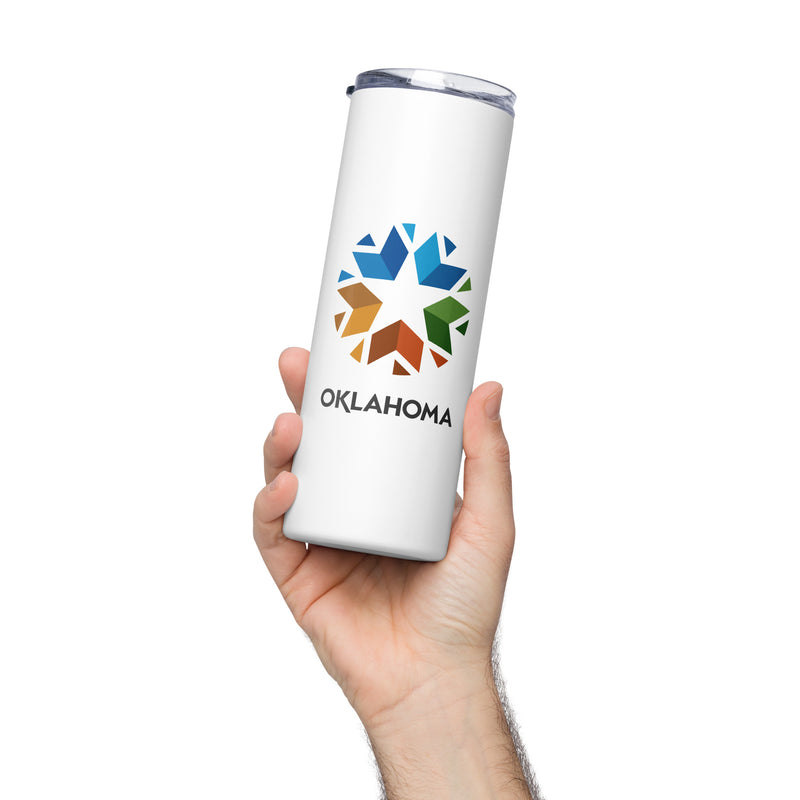 Oklahoma Logo 20 Ounce Tumbler with Straw