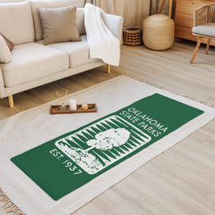Oklahoma State Parks Vintage Logo Yoga Mat