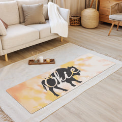 Okie Bison Sunset Tie Dye Yoga Mat