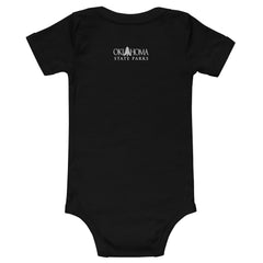 Robbers Cave State Park Baby One Piece in Black