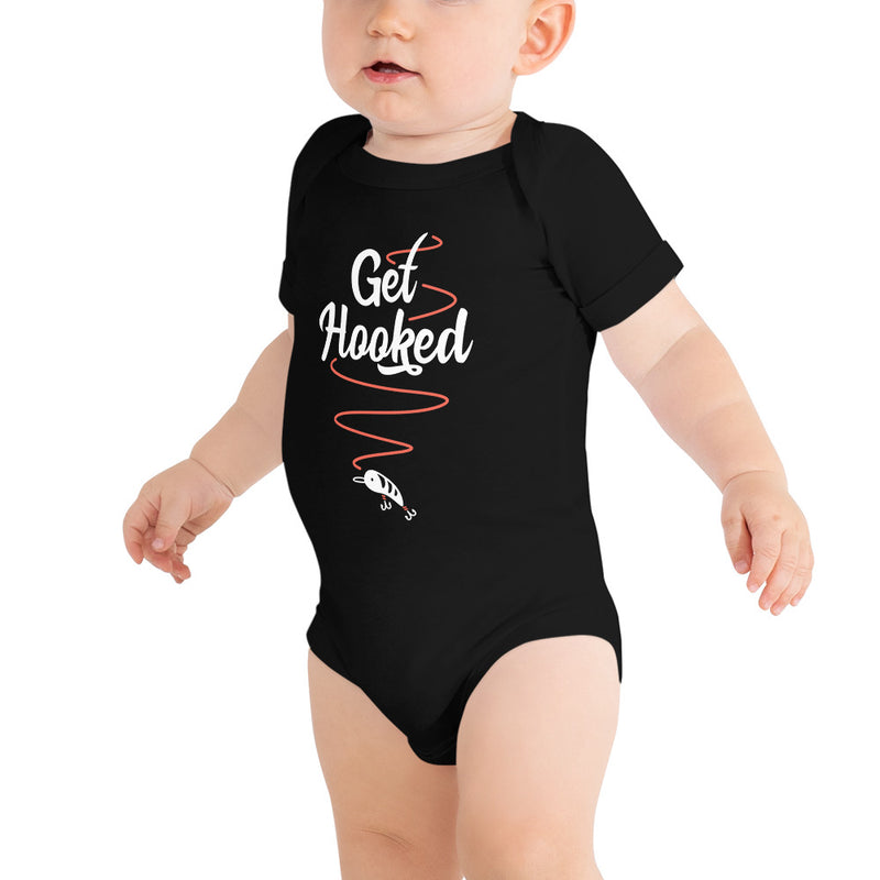 "Get Hooked" Oklahoma Fishing Trail Baby Onesie