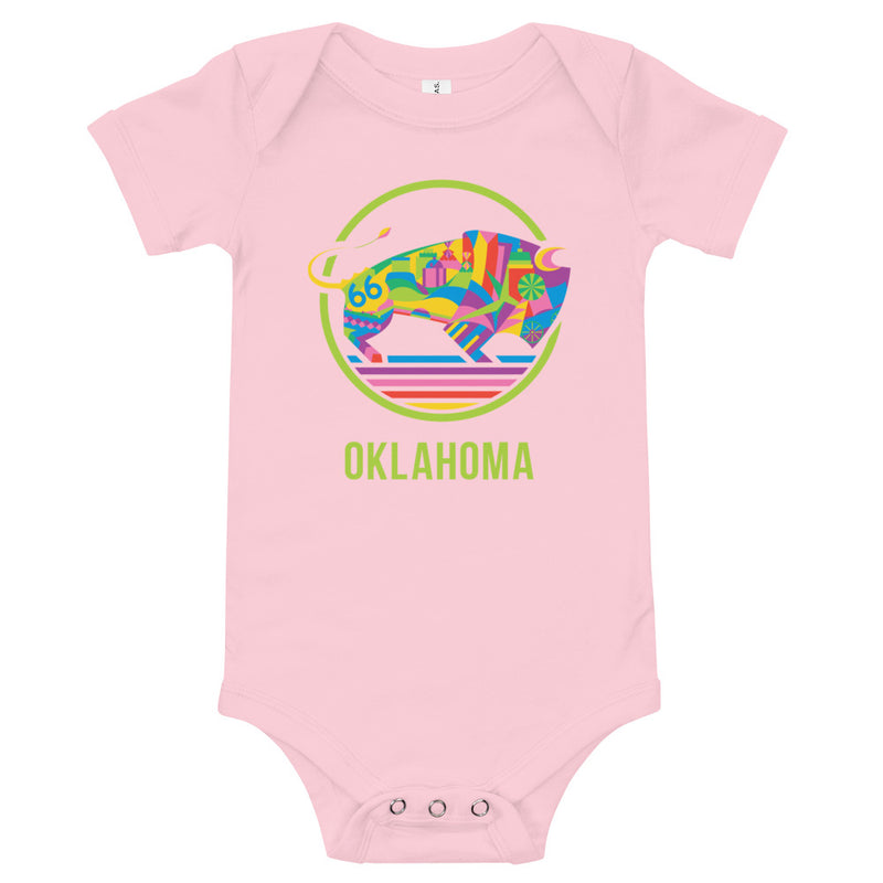 TravelOK Bison - Baby Short Sleeve Onesie