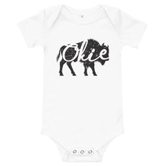 Okie Bison - Baby Short Sleeve Onesie