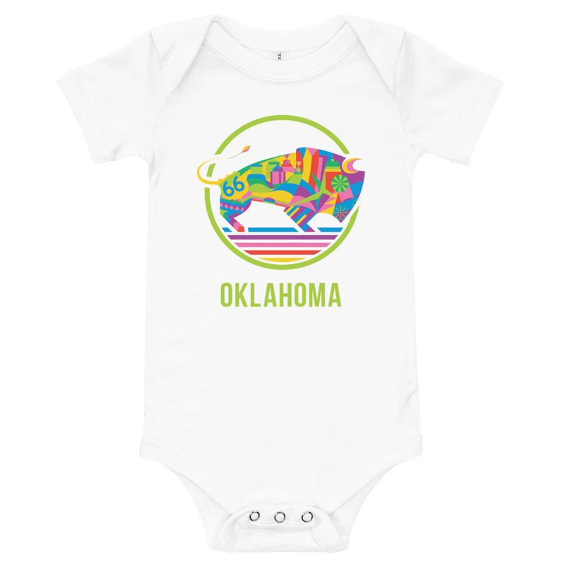 TravelOK Bison - Baby Short Sleeve Onesie