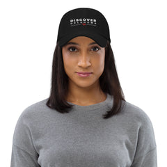 Discover Oklahoma Dad Hat in Black