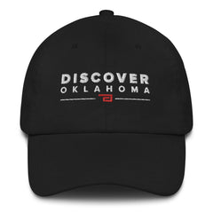 Discover Oklahoma Dad Hat in Black