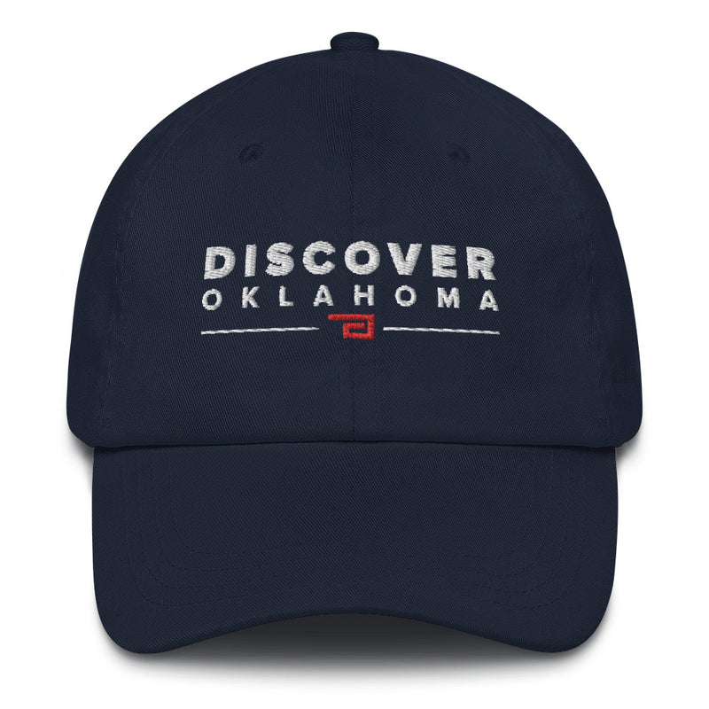 Discover Oklahoma Dad Hat in Black