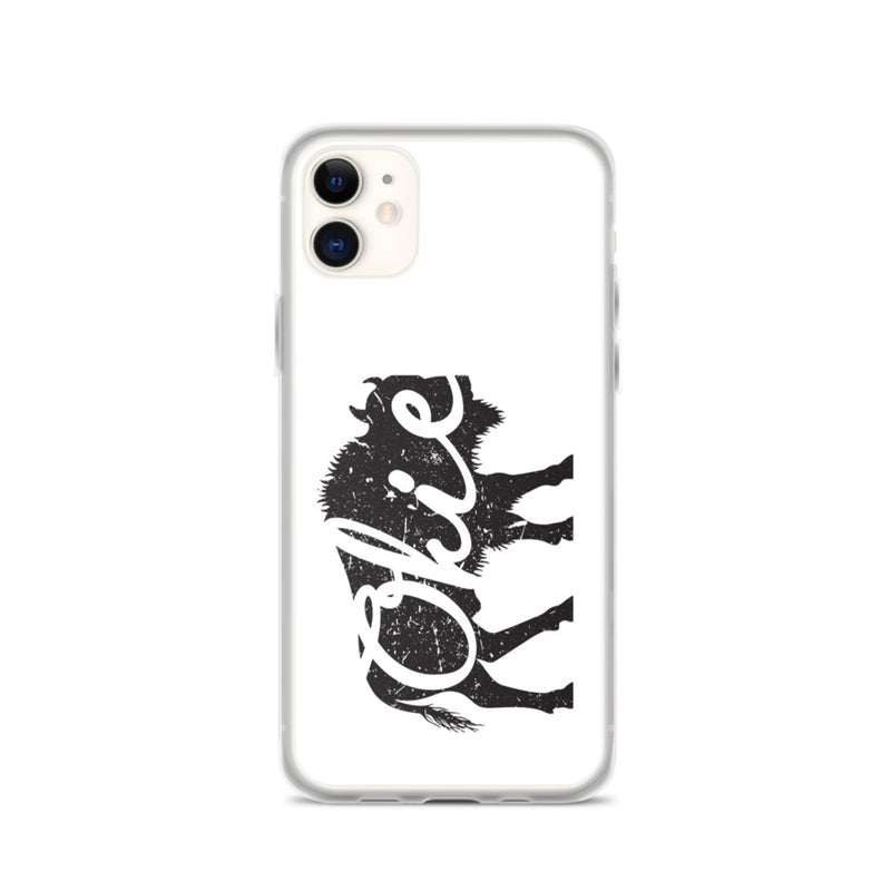 Okie Bison - Regular iPhone Case (White)