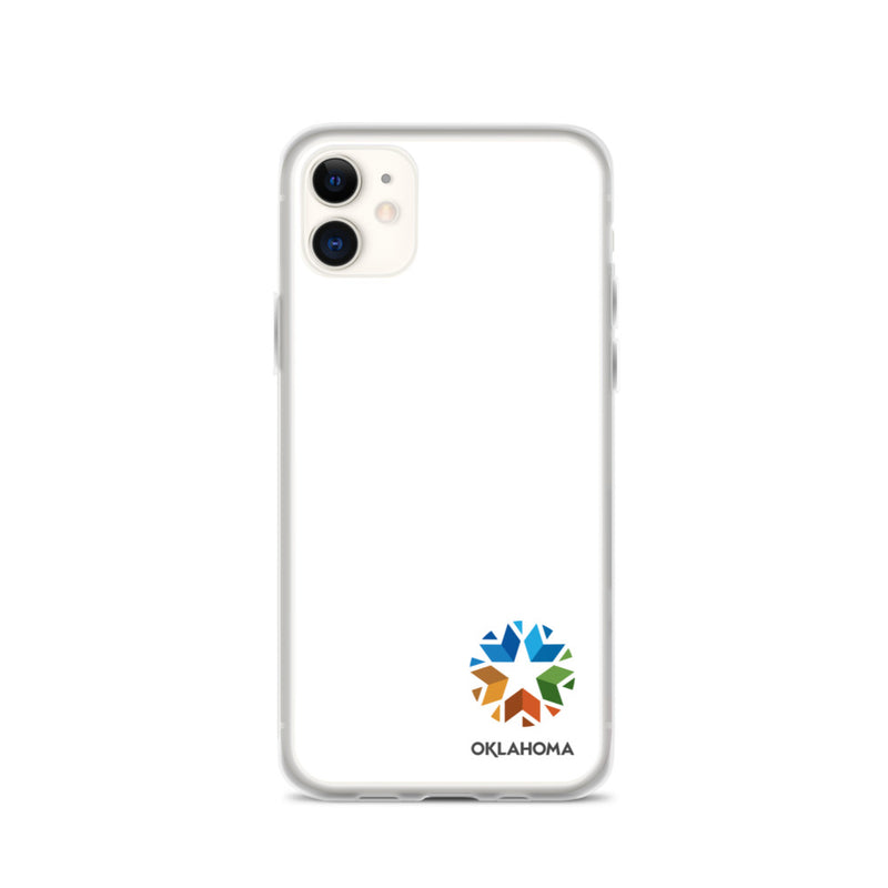 Minimal Oklahoma Logo - Regular iPhone Case (White)
