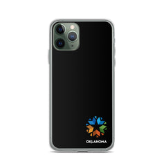 Minimal Oklahoma Logo - Regular iPhone Case (Black)