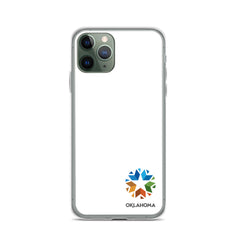 Minimal Oklahoma Logo - Regular iPhone Case (White)