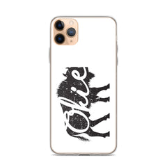 Okie Bison - Regular iPhone Case (White)
