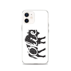 Okie Bison - Regular iPhone Case (White)