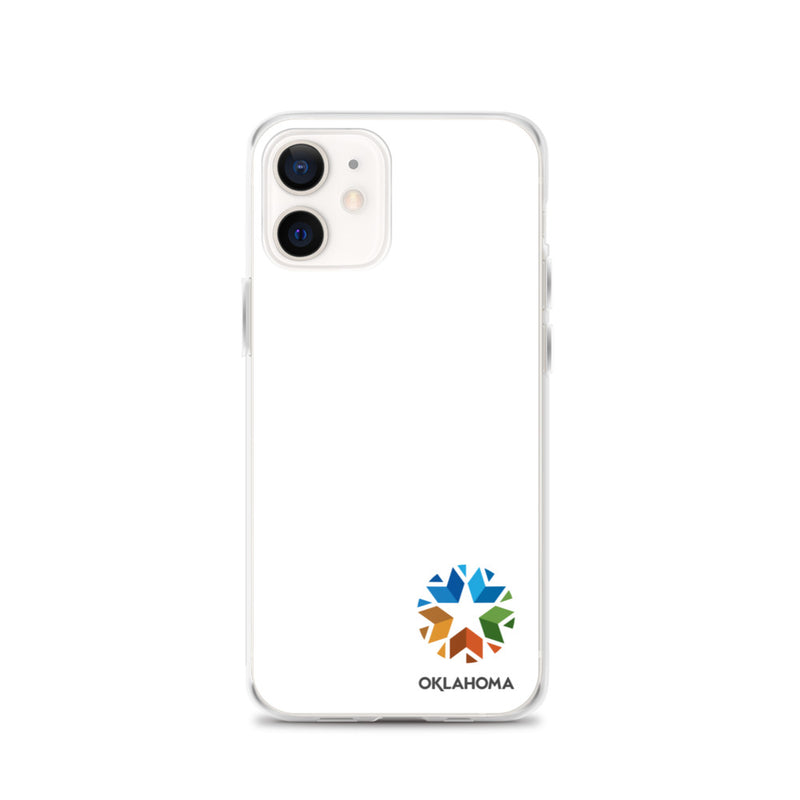 Minimal Oklahoma Logo - Regular iPhone Case (White)