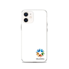 Minimal Oklahoma Logo - Regular iPhone Case (White)