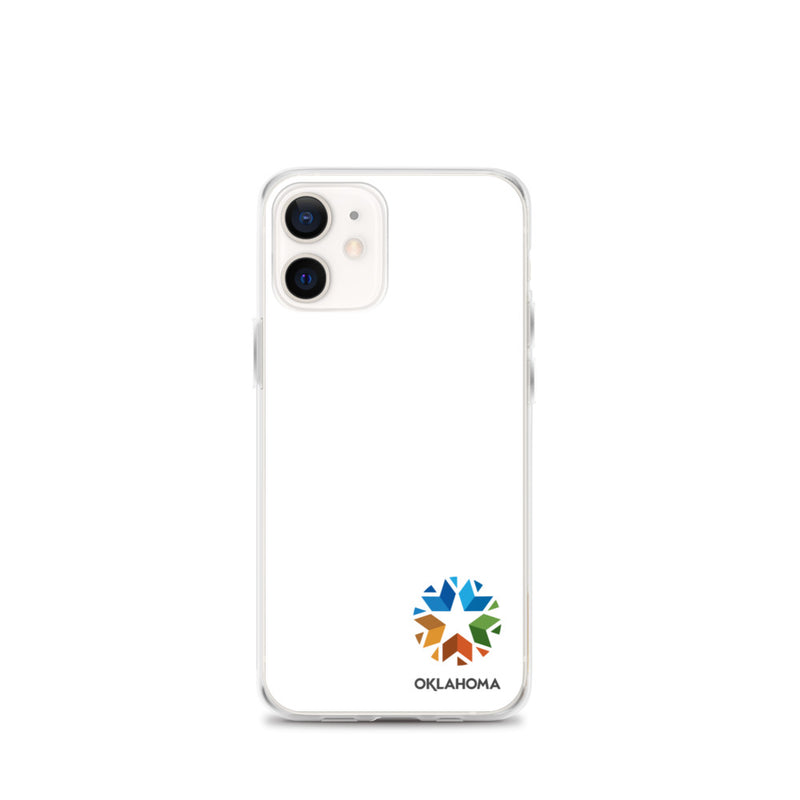 Minimal Oklahoma Logo - Regular iPhone Case (White)
