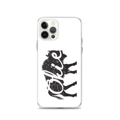 Okie Bison - Regular iPhone Case (White)