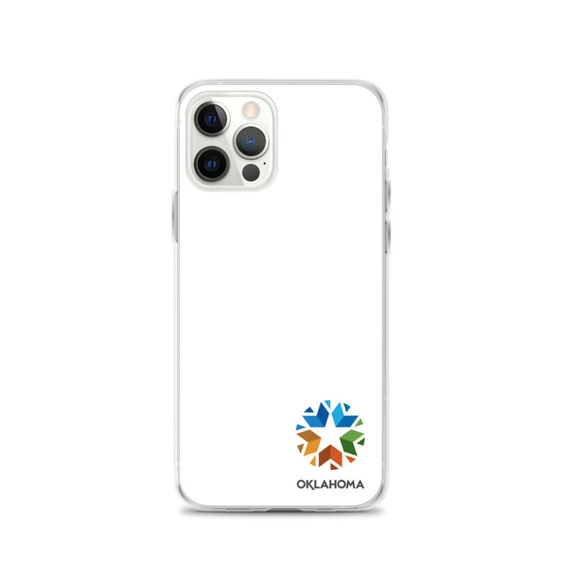 Minimal Oklahoma Logo - Regular iPhone Case (White)