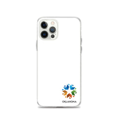 Minimal Oklahoma Logo - Regular iPhone Case (White)