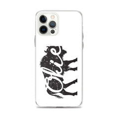 Okie Bison - Regular iPhone Case (White)