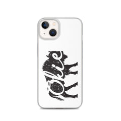 Okie Bison - Regular iPhone Case (White)