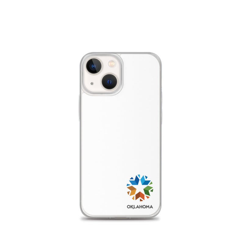 Minimal Oklahoma Logo - Regular iPhone Case (White)
