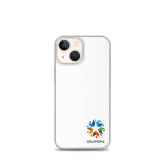 Minimal Oklahoma Logo - Regular iPhone Case (White)