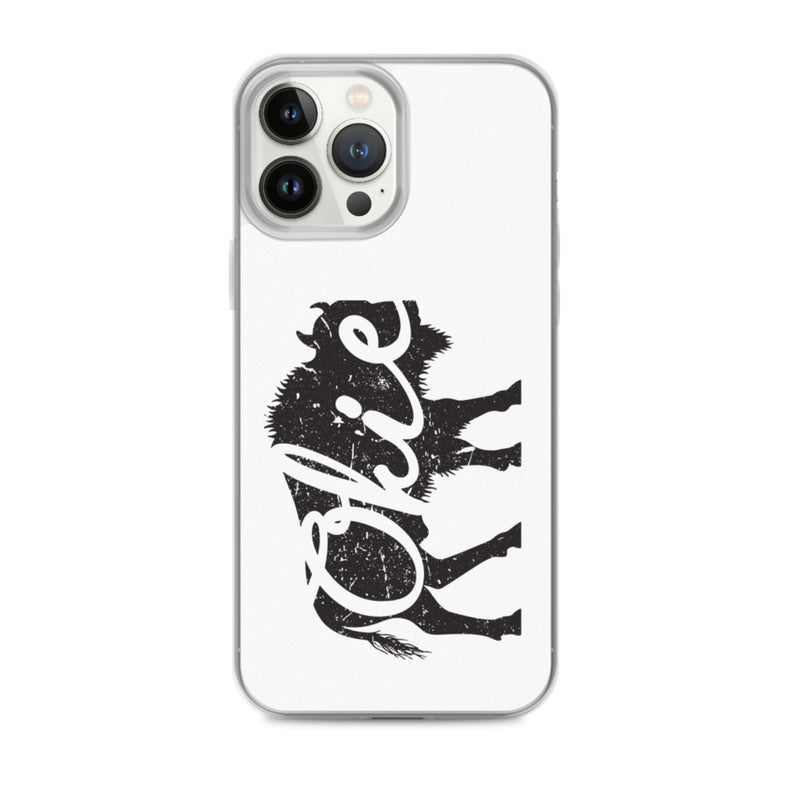 Okie Bison - Regular iPhone Case (White)